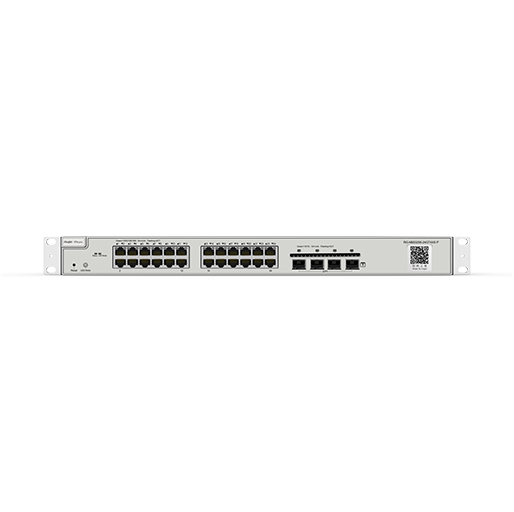 Ruijie RG-NBS3200-24GT4XS-P, 24-Port Gigabit Layer 2 Cloud Managed PoE Switch, 4 * 10G Uplink
