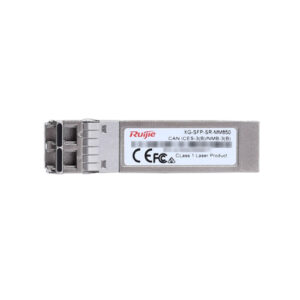 Ruijie XG-SFP-SR-MM850 10GBASE-SR SFP+ 850-nm 300-m DOM Duplex LC MMF Optical Transceiver Module