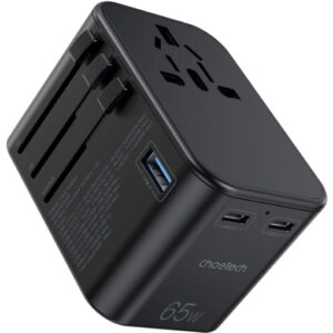 Choetech PD 65W Travel Adapter Black, PD5009-BK