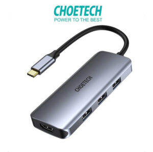 CHOETECH 7 IN 1 USB-C TO HDMI MULTIPORT ADAPTER M19
