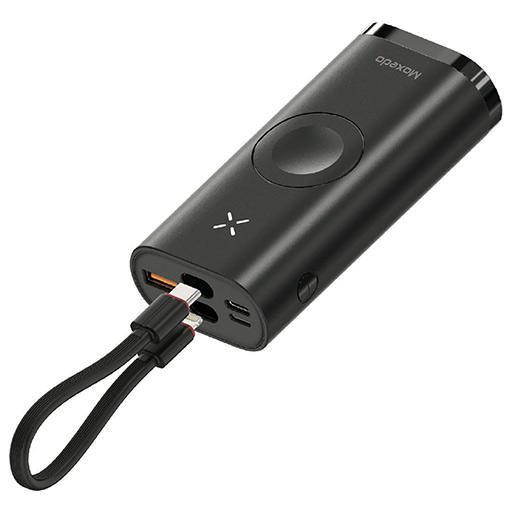 Moxedo Battery with 10,000 mAh Capacity / Fast PD Charging / Built-in Apple Watch Charger