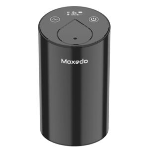 Moxedo Essential Aroma Diffuser Waterless Nebulizing Diffuser for Essential Oil Aroma Mist Portable Cordless USB Rechargeable with Timer for Car Room and Office