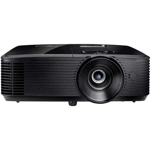 Optoma X371 UK DLP XGA Projector, 3800 ANSI Lumens, With Built-In Speaker, Full 3D, 25,000:1 Contrast, 21.85-24mm Focal Length, 1.1 Zoom, 4:3 Aspect Ratio, 6000H Lamp Life, Black | OPX371