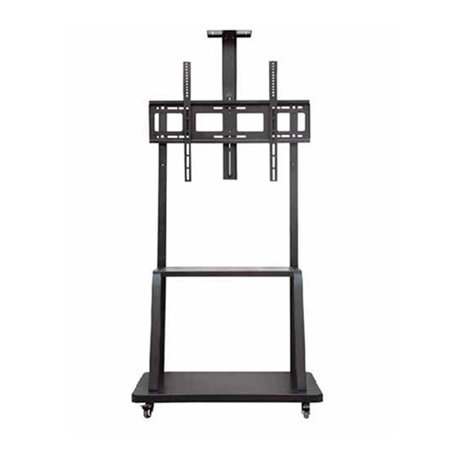 Skill tech Economy Heavy-Duty Steel Tv Trolley Stand with Shelf SH 75B FS