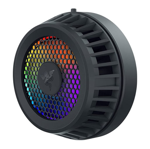 Razer Chroma MagSafe Compatible Phone Cooler, Advanced Smartphone Cooling Technology, Twelve RGB LEDs, USB Type-C Power Cable, 7 Blade Fan, Up to 6400 Rpm, For iPhone Only | RC21-01790100-R3M1q