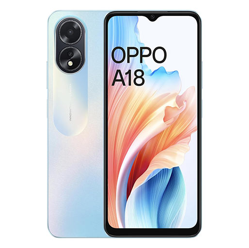 OPPO A18 Glowing Blue