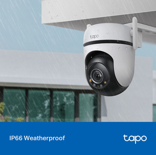 Outdoor Pan/Tilt Security Wi-Fi Camera Tapo C520WS