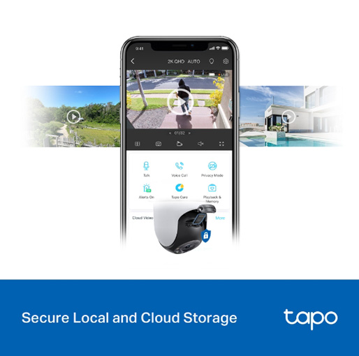 Outdoor Pan/Tilt Security Wi-Fi Camera Tapo C520WS