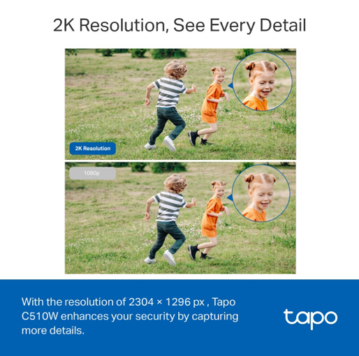Outdoor Pan/Tilt Security WiFi Camera Tapo-C510W