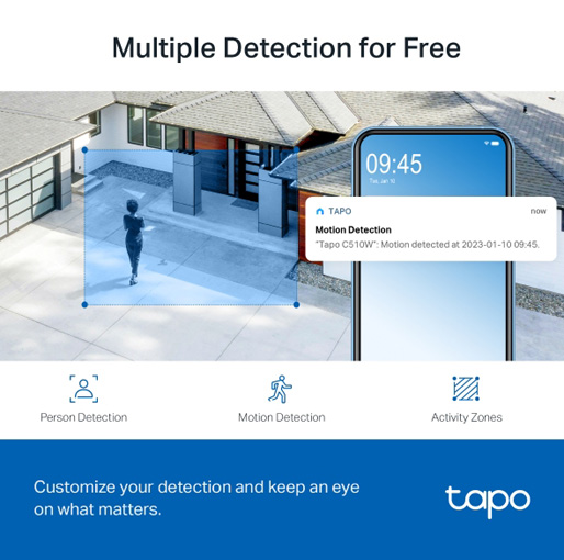 Outdoor Pan/Tilt Security WiFi Camera Tapo-C510W