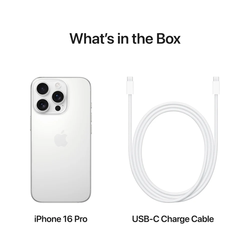APPLE IPHONE 16 PRO 128GB - WHITE TITANIUM