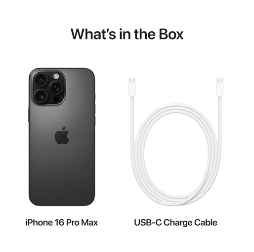 APPLE IPHONE 16 PRO MAX 1TB - BLACK TITANIUM