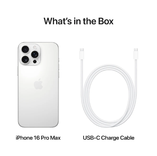 APPLE IPHONE 16 PRO MAX 256GB - WHITE TITANIUM